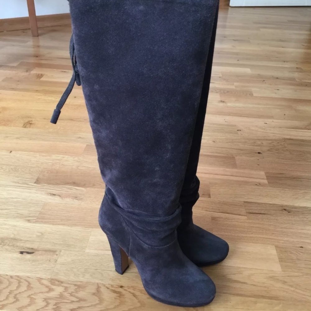 Prada suede boots
